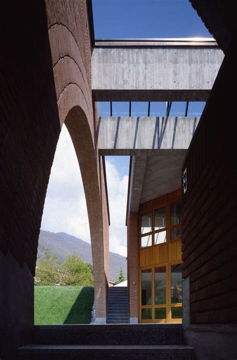 House Manno Switzerland 1974 1990 Mario Botta Photo Pino Musi