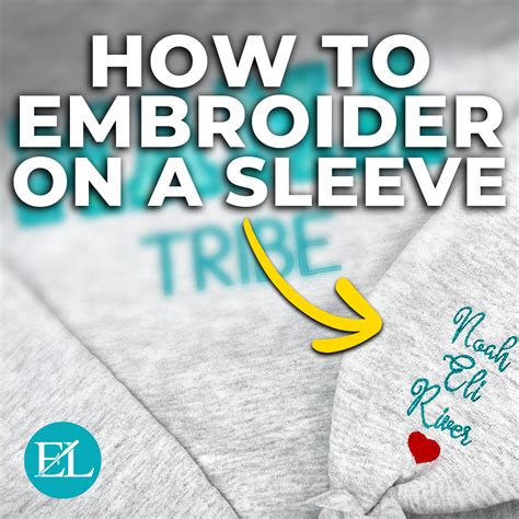 How To Embroider Sweatshirt Sleeves Beginners Tutorial