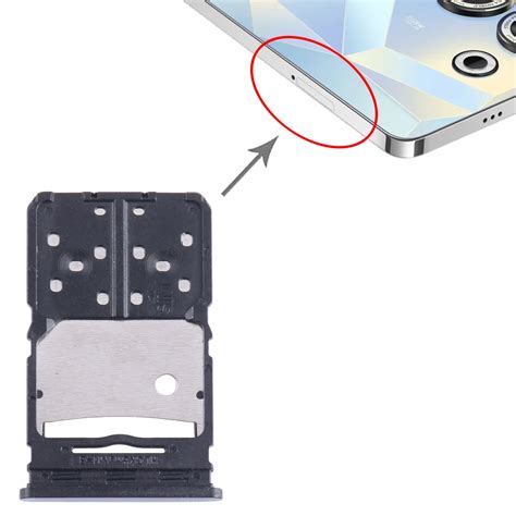 For Tecno Camon 20 SIM Card Tray Micro SD Card Tray Blue Alexnld