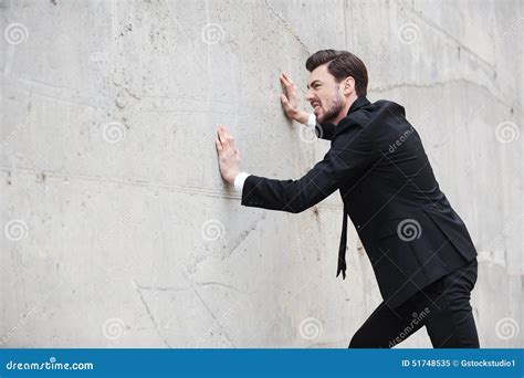 Trying To Come Out Of Stress Stock Image Image Of Frustration