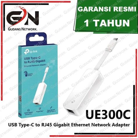 Promo TP-LINK UE300C USB Type-C to RJ45 Gigabit Ethernet Network ...