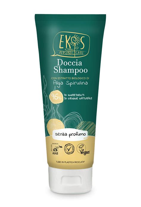 Doccia Shampoo Alga Spirulina Ekos Senza Profumo Pierpaoli