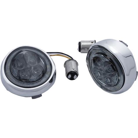 Ciro Fang Signal Light Insert Front Chrome Smoke Lens