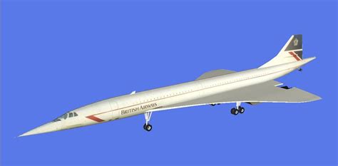 Concorde Free 3d Model