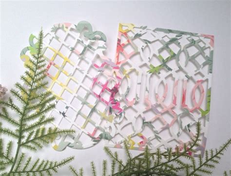 Items Similar To Anna Griffin Die Cut Trellis Set On Etsy