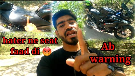 Haters With Bike Seat Damage Ll Bike Ki Seat Faaad Di Ll Mota Kharcha