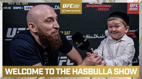 Welcome To The Hasbulla Show Hasbulla Steals The Mic At Ufc280 Post