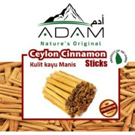 Ori Kulit Kayu Manis Sri Lanka Ceylon Cinnamon Stick Shopee Malaysia