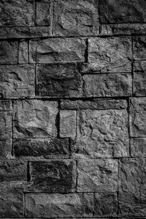 Free Images Rock Black And White Wood Texture Stone Wall Brick