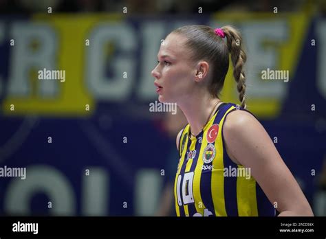 ISTANBUL TURKIYE MARCH 11 2023 Arina Fedorovtseva In Fenerbahce