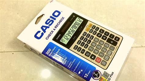 Unboxing And Review Casio Dj D Plus Desktop Calculator Youtube