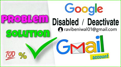 How To Recover Disabled Gmail Account Youtube