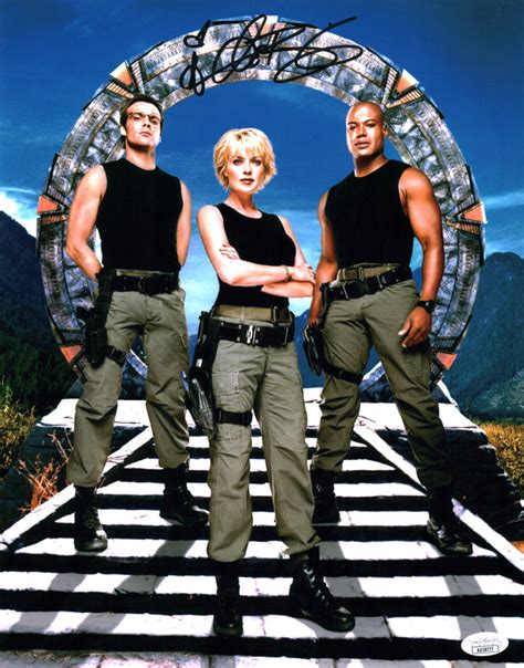 Amanda Tapping Stargate SG-1 11x14 Signed Photo Poster JSA Certified A