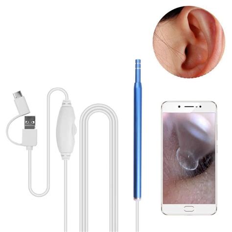 Mm Le Noir Endoscope Visuel De Nettoyage Des Oreilles Mm