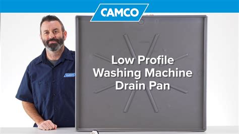 Low Profile Washing Machine Drain Pan Youtube