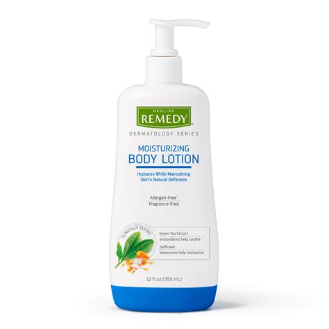 Remedy Dermatology Series Moisturizing Body Lotion Fragrance And