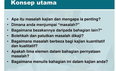 Contoh Pernyataan Masalah Kajian Latar Belakang Kajian Dan Pernyataan