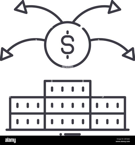 Icono De Concepto Salarial Ilustraci N Lineal Aislada Vector De L Nea