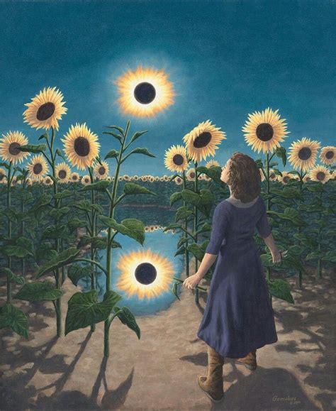 Rob Gonsalves Sunflower Eclipse Beautiful Love His Work