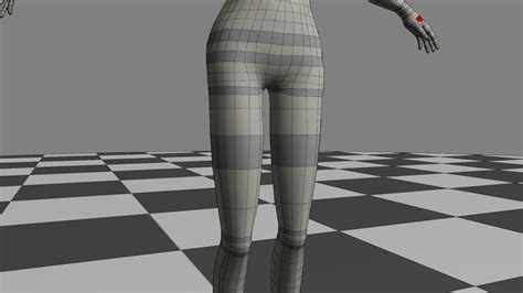 Female Body Topology 3d Model Cgtrader