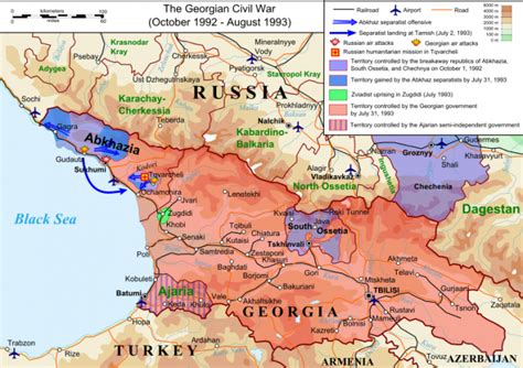 Russian Invasion Of Georgia The South Ossetia Conflict War History