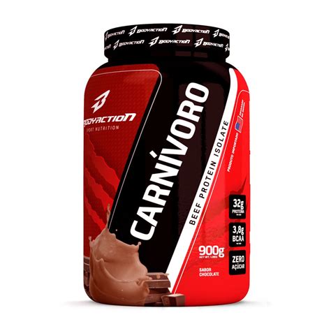 Proteína Da Carne Carnívoro Beef Protein Isolate 900g Chocolate Body Action No Shoptime