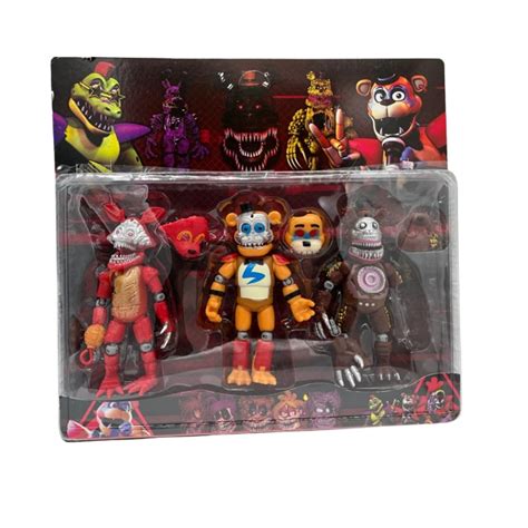 Set 3 Figurine Five Nights At Freddys Multicolor 17cm Emagro