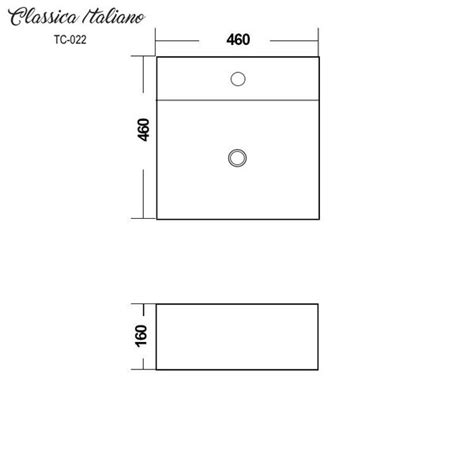 Jual Classica Italiano Wastafel Keramik Kamar Mandi Mewah Modern Kotak