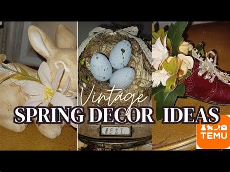 4 NEW VINTAGE FARMHOUSE DECOR DIYS EASY SPRING DECOR CRAFTS YouTube