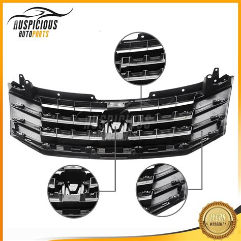 Chrome Front Bumper Upper Mesh Grill Grille For Honda Crosstour 2010 12 35l Ebay