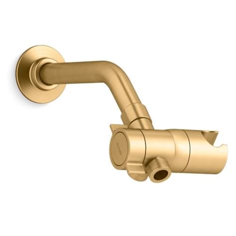 Kohler Awaken Vibrant Brushed Moderne Brass Shower Arm With Diverter K 98770 2mb At