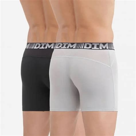 DIM Boxers Long Set Of 2 Men 3D Flex Air French Market