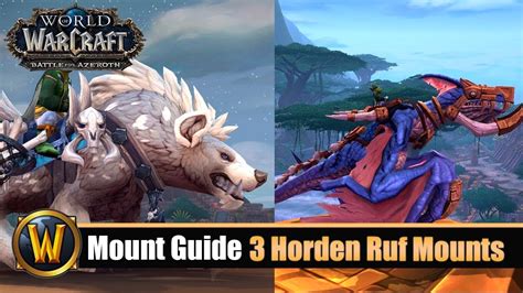 Mount Guide 84 3 Bfa Horden Ruf Mounts Youtube