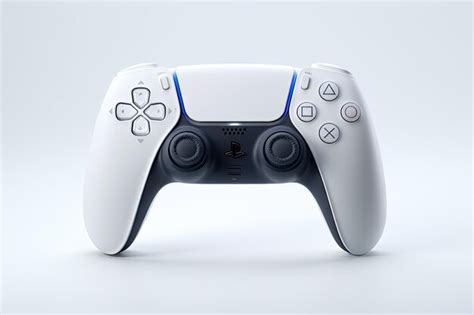 Premium AI Image | On June 11 2020 Sony unveiled a wireless white PlayStation 5 gamepad against ...