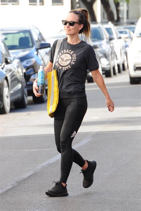 Olivia Wilde Goes Sporty In Adidas Ultraboost Sneakers For Gym Workout