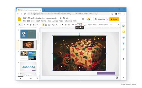 How To Crop A Picture In Google Slides Simple Crop And Using Shape Masks