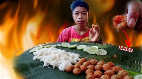 PEDAS NYA BIKIN NAGIH MUKBANG PENTOL MERCON NASI YouTube