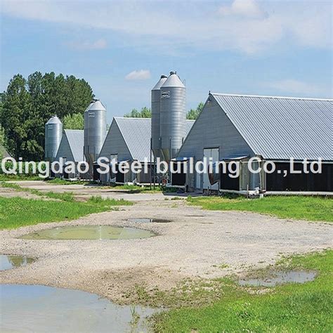 Economic Prefabricated Steel Structure Chicken Poultry Farm Shed