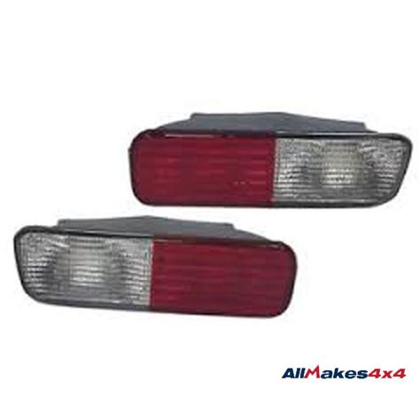 LAND ROVER BUMPER REAR LAMP LIGHT DISCOVERY II 03 04 SET XFB000720