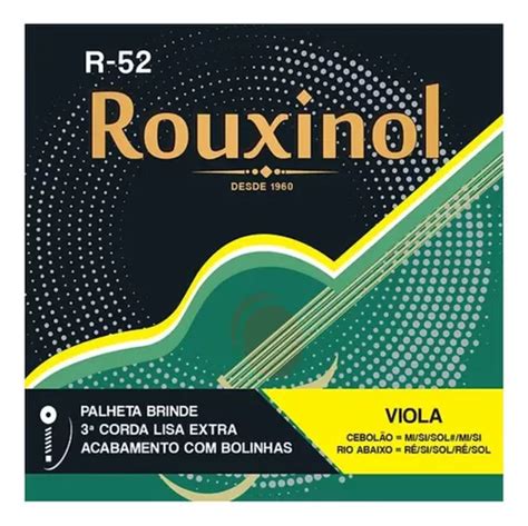 Encordoamento Viola Caipira Tens O M Dia A O R Rouxinol