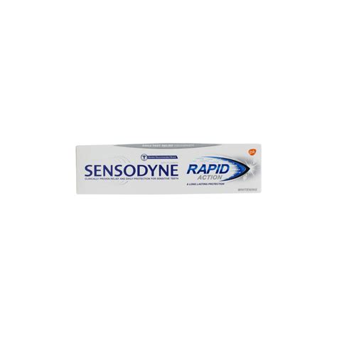 SENSODYNE RAPID ACTION WHITENING TOOTHPASTE 75ML VIVAPharmacy