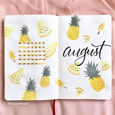 August Bullet Journal Layout Ideas 2022 Update Anjahome