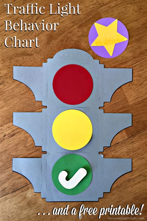 Traffic Light Behaviour Chart Printable