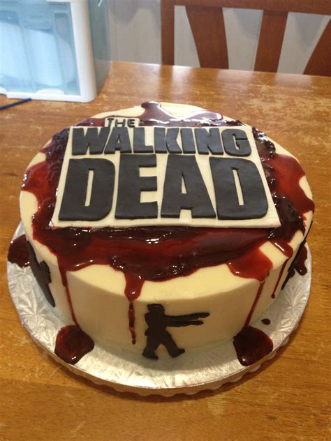 The Walking Dead Cake I Made Inspiration From Pinterest Fondant