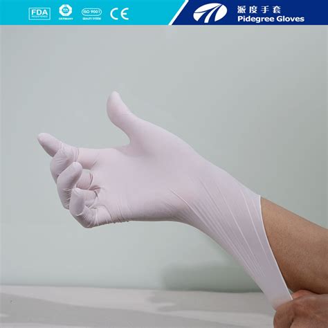 White Nitrile Gloves Powder Free Wholesale Pidegree