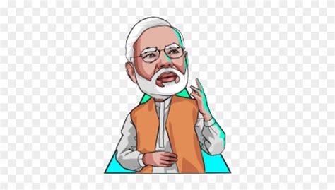 Narendra Modi Stickers Messages Sticker 3 Modi Vector Clipart