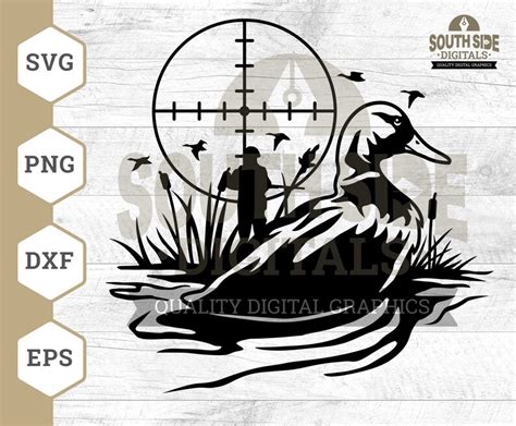 Duck Hunting SVG File Duck Hunter Svg Wild Duck Svg Hunting Etsy