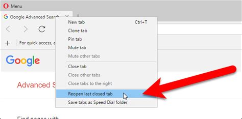 How To Restore Recently Closed Tabs In Chrome Firefox Opera Internet