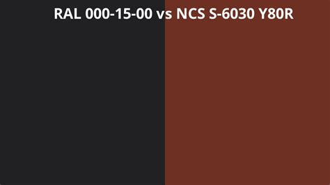 Ral 000 15 00 Vs Ncs S 6030 Y80r Ral Colour Chart Uk