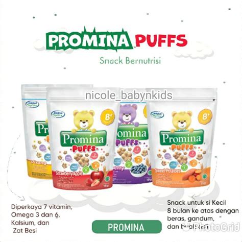 Jual Promina Puffs Biskuit Bayi Snack Bayi Shopee Indonesia